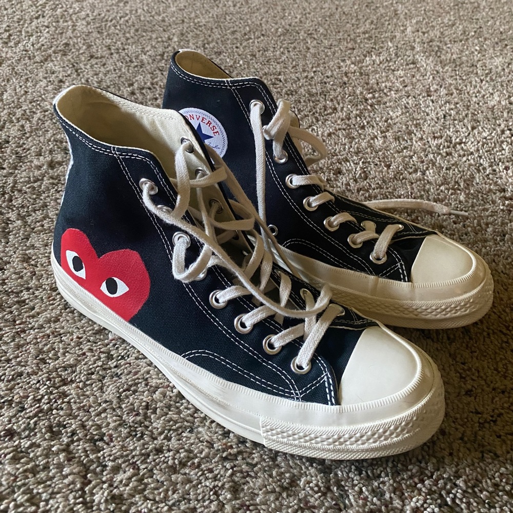 Converse Comme des Garcons. These are like new! Womens 9 men 7